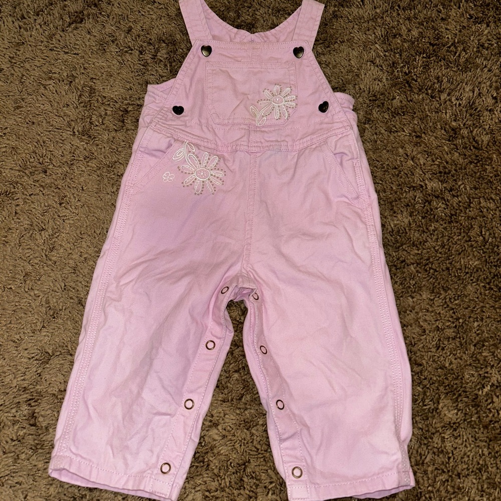 Carhartt Light Pink Kids Overalls